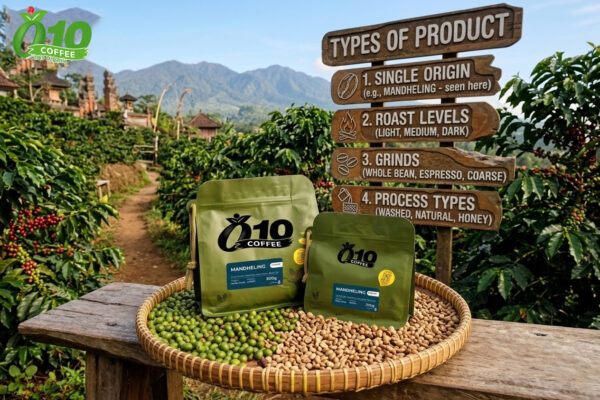 Green Bean coffee Arabica Mandheling Natural Process - 1 Kg