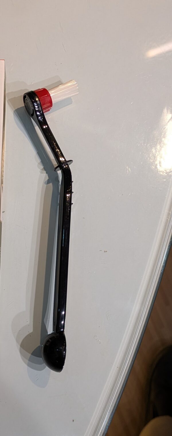 Espresso Machine Cleaning Brush + Spoon